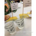 Personalized wedding favor shot glasses